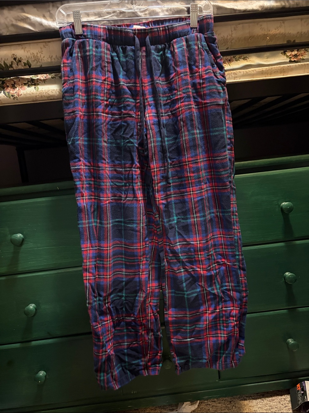 Blue and Red Plaid Lounge/ pj Pants